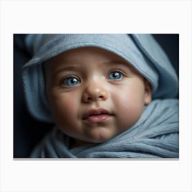 Blue Eyes Baby 1 Canvas Print