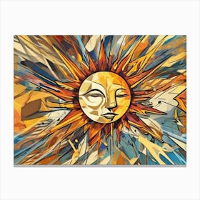 Sun and Moon 4 Canvas Print