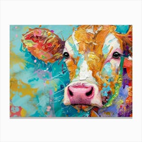 Cow Painting 8 Canvas Print