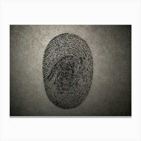 Fingerprint Canvas Print