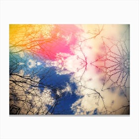Cloudgazing Kaleidoscope Bohemian Canvas Print
