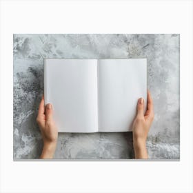 Blank Book (15) Canvas Print