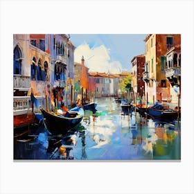 Bright Day In Venice Canvas Print