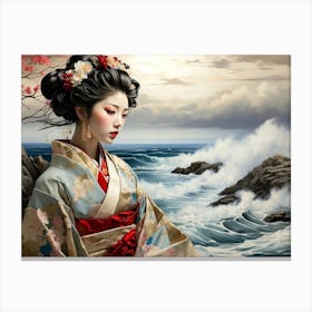 Geisha Canvas Print