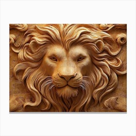 Lion Head 6 Canvas Print