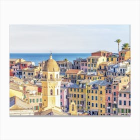 Colors Of Vernazza Canvas Print