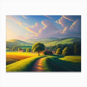 Landscape Painting 185 Canvas Print