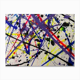 Splatter Painting 3 Canvas Print