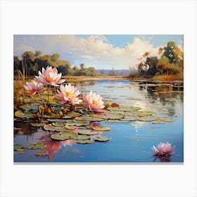 Water Lilies 3 Canvas Print