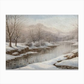 Winter Scene 5  Canvas Print