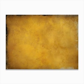 Yellow Grunge Texture 3 Canvas Print