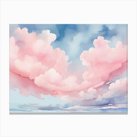 Pink Clouds 2 Canvas Print