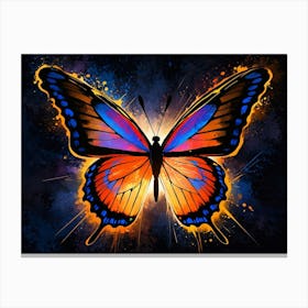 Butterfly Painting Canvas Print