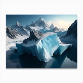 Landscapes Carved By Massive Glaciers Canvas Print