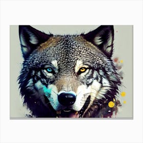 Wolf Painting 33 Canvas Print