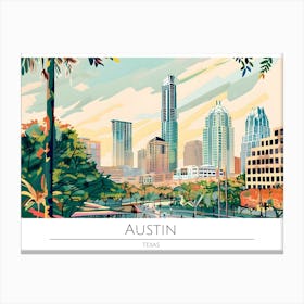 Austin Cityscape 1 Canvas Print