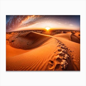 Sahara Sunset 1 Canvas Print