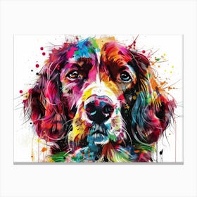 Dog Painting 1 Canvas Print