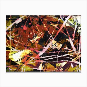 Abstract geometry Painting Canvas Print