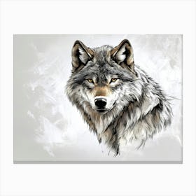 Gray Wolf Canvas Print