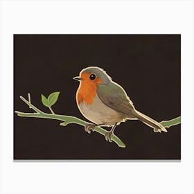 Robin 25 Canvas Print