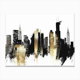 New York City Skyline 2 Canvas Print