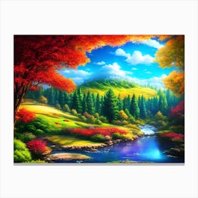 Autumn Forest 6 Canvas Print