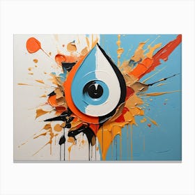 Abstract Eye Painting 5 Canvas Print