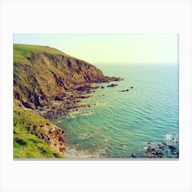 Devon coastal path Canvas Print