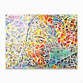Mosaic Woman 2 Canvas Print