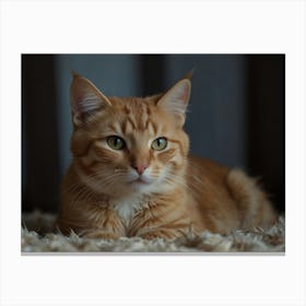 Orange Tabby Cat 1 Canvas Print