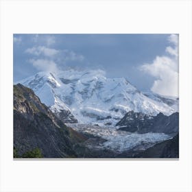 Snow At The Karakoram Mountains Canvas Print