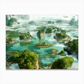 Chinese Landscape Canvas Print