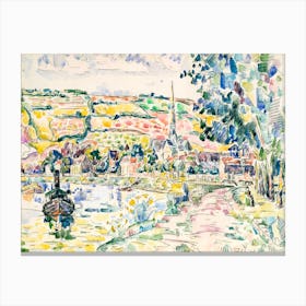 Petit Andely The River Bank (1920 1929), Paul Signac Canvas Print