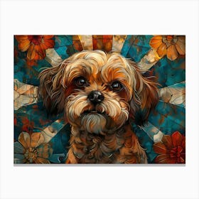 Lhasa Apso Fine Art Portrait 1 Canvas Print