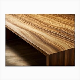 Wooden Table 1 Canvas Print