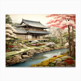 Japanese Garden 4 Canvas Print