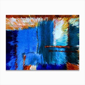 Acrylic Extruded Painting 44 Canvas Print
