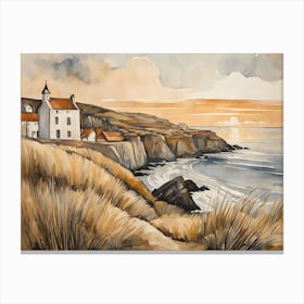 European Coastal Painting (29) Canvas Print