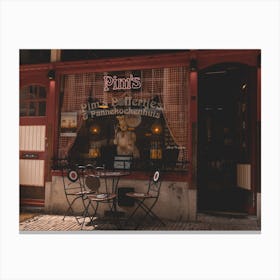 Pancake House In Dordrecht Canvas Print