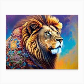 Lion Painting 64 Canvas Print