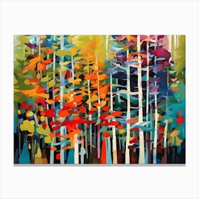 Aspen Trees Canvas Print