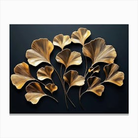 Ginkgo Leaves 12 Canvas Print