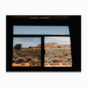 Roadtrip | View at the desert | USA Canvas Print