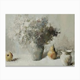 Still Life With Pears Canvas Print