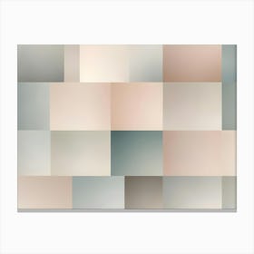 Abstract Background With Soft Gradients In Pastel Tones, Perfect For Design Projects Canvas Print