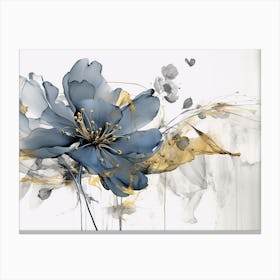 Watercolor Flower Painting Canvas Print