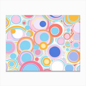 Abstract Circles 17 Canvas Print