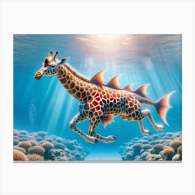 Giraffish 2 Canvas Print