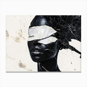 Sexy Black Woman Canvas Print